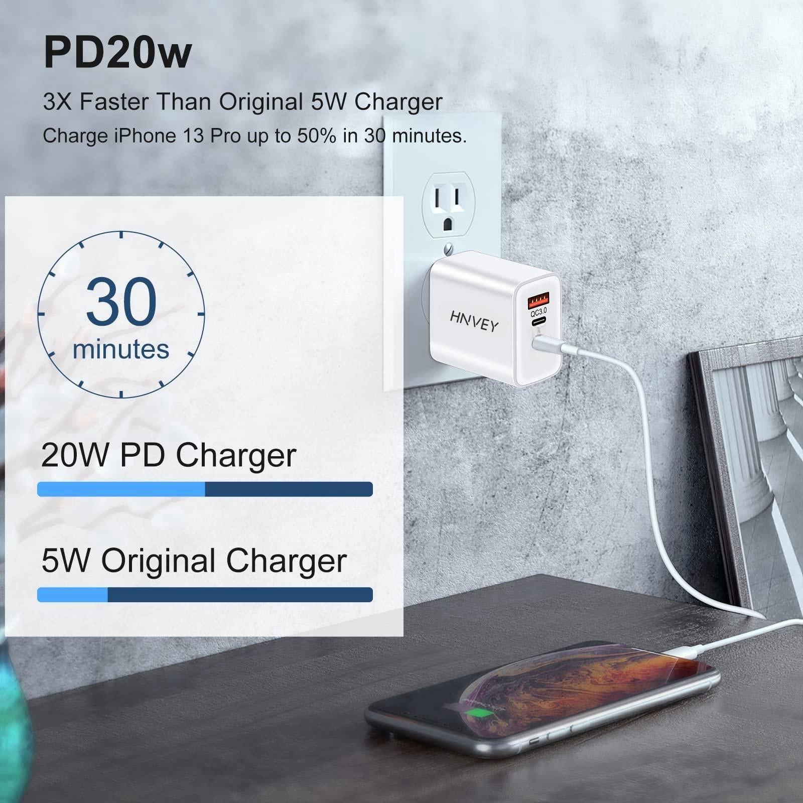 30W 3-Ports GaN PD Fast USB C/A Charger