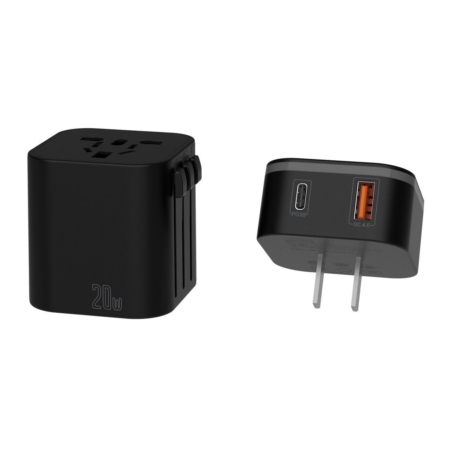 20W 2In1 Universal Travel Adapter
