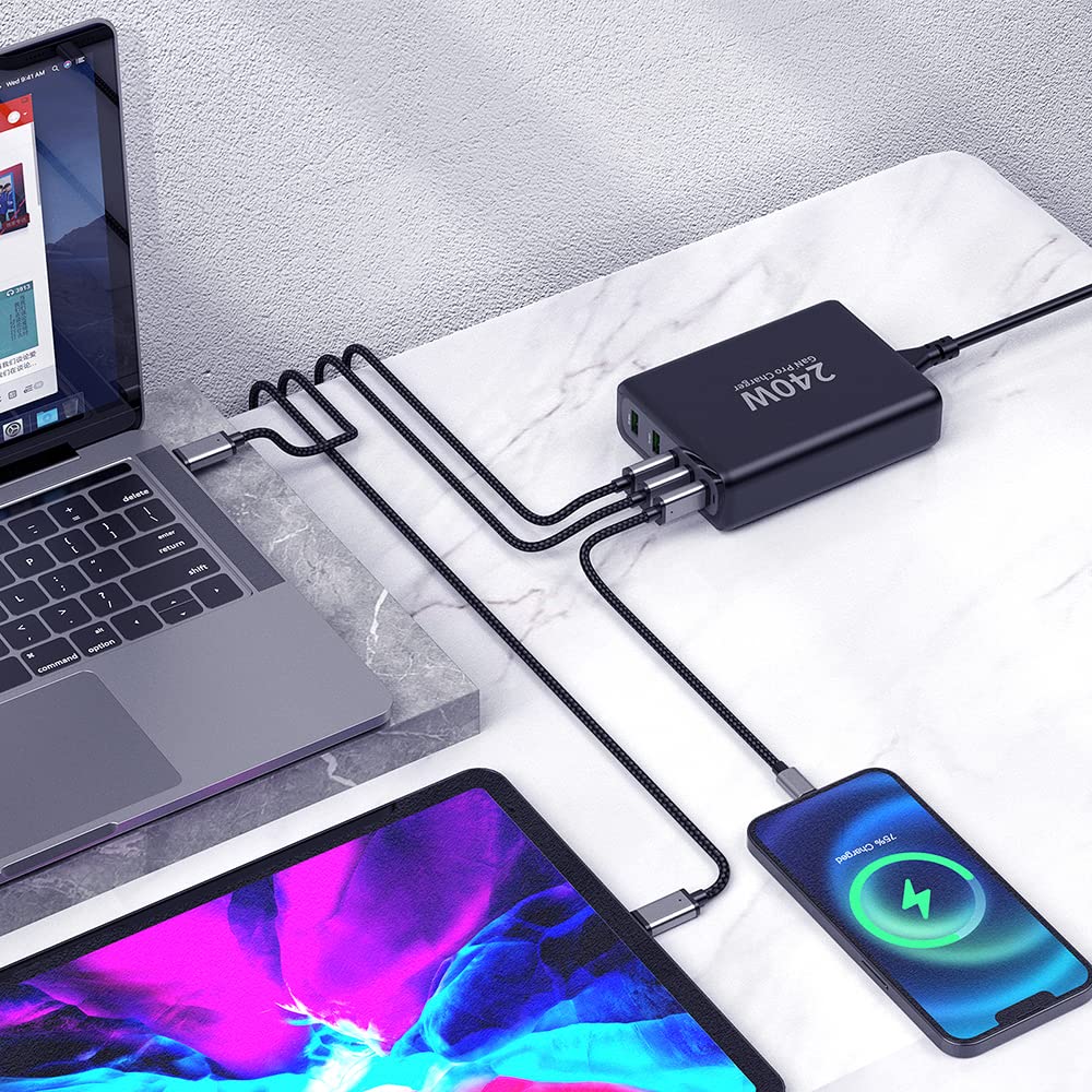 240W USB C Charger Station