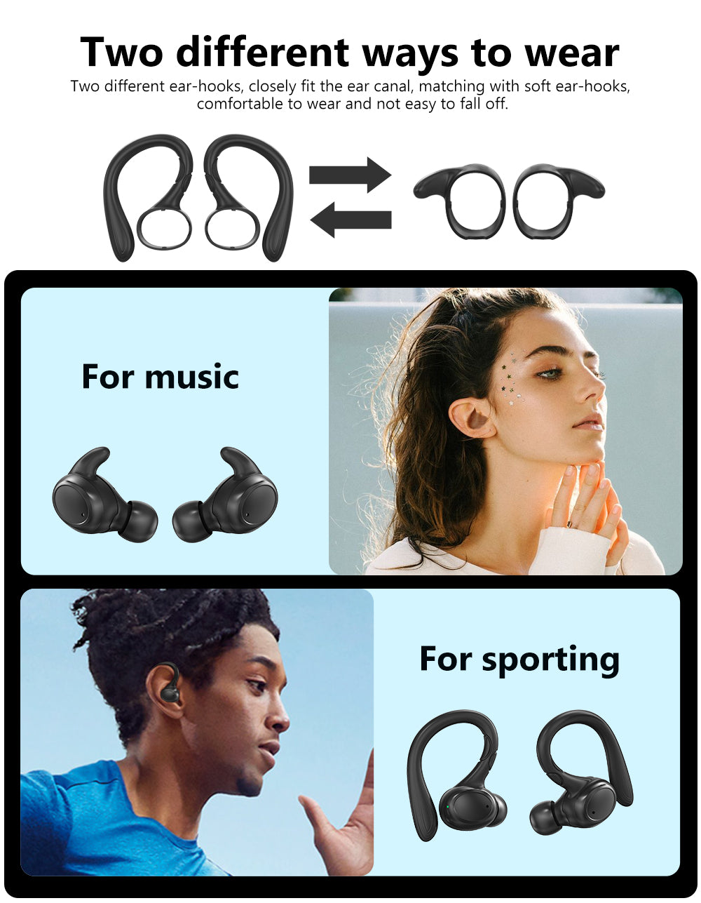 Bluetooth Wireless Sport Earbuds EB005