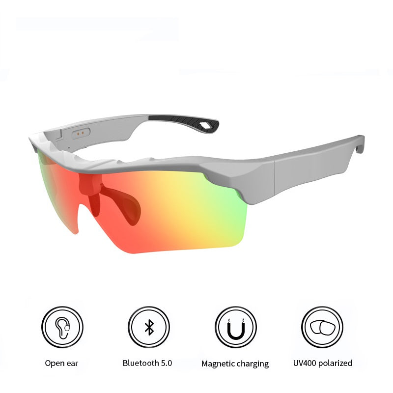 Sports Audio Sunglasses with Polarized Lenses & Bluetooth Connectivity
