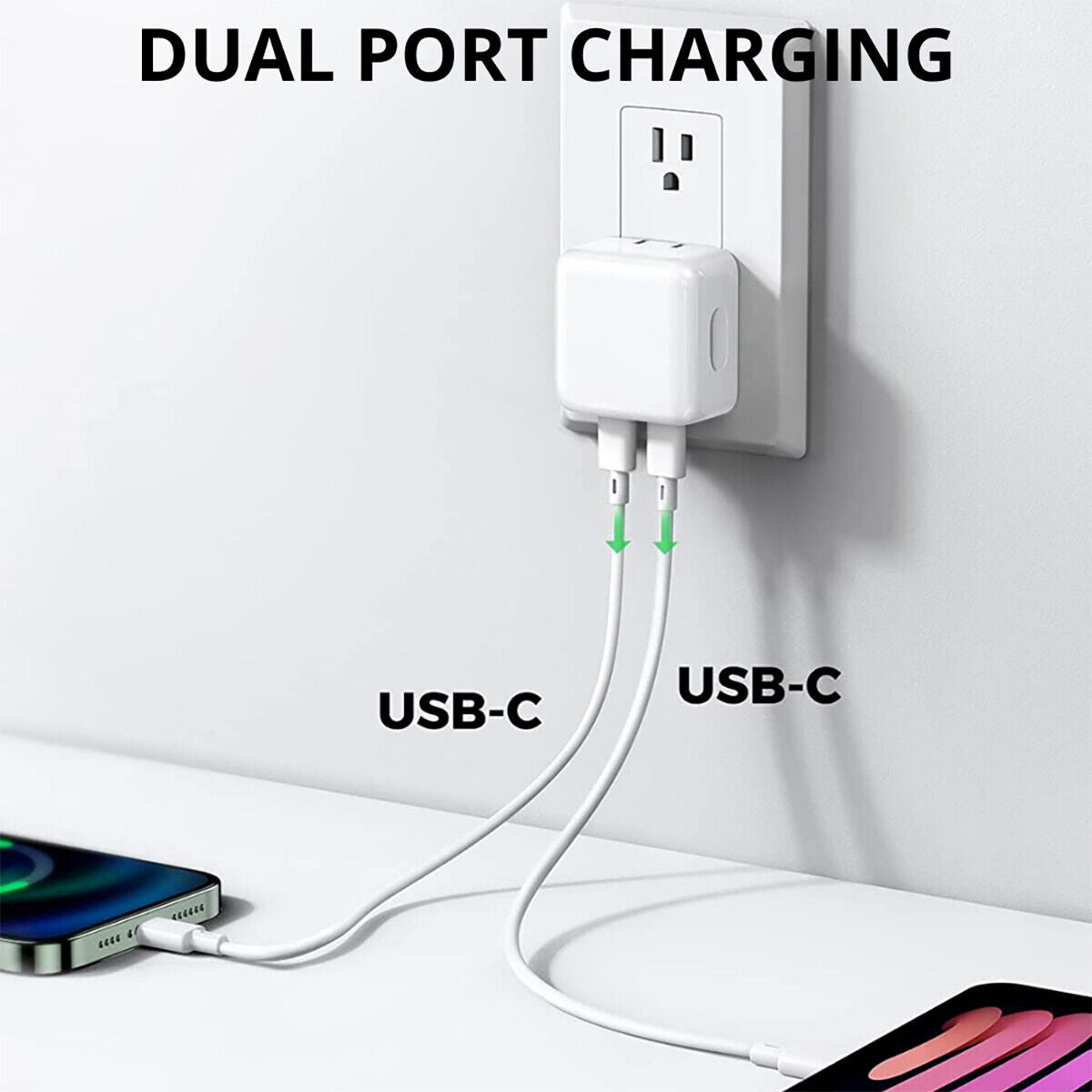 USB-C Charger, 35W Power Delivery Wall Charging Adapter